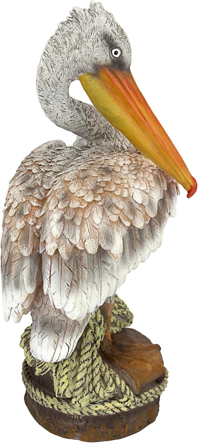 Design Toscano Ocean Side PIER 51 Pelican Statue