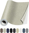 Fabric Repair Patches, 17X158 Inch Linen Repair Tape Self-Adhesive Fabric Patches Durable, DIY Large Linen Tape for Sofa, Couches, Furniture, Chair, Clothing （17X158 Inch, Beige）