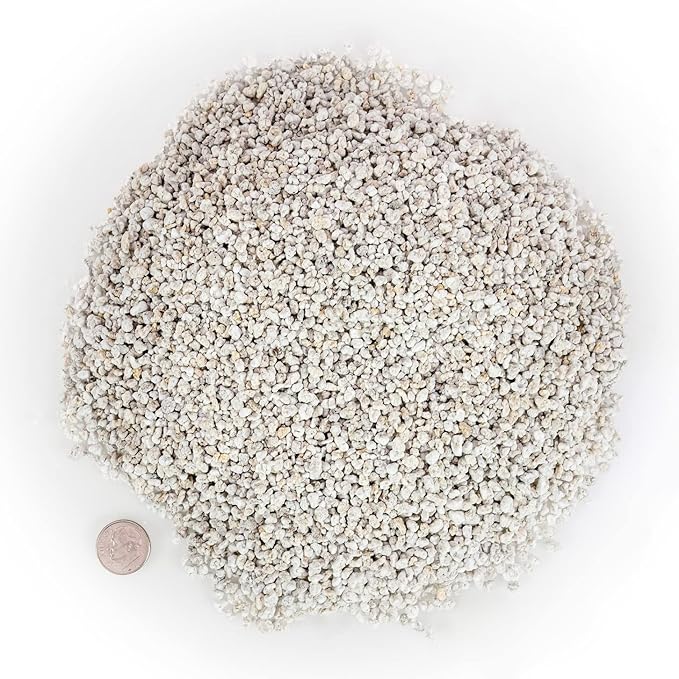 Gardenera Organic Perlite — Medium/Fine Grade Horticultural Soil Amendment for Indoor & Outdoor Container Plants for Drainage Management and Enhanced Growth (2 Quart)
