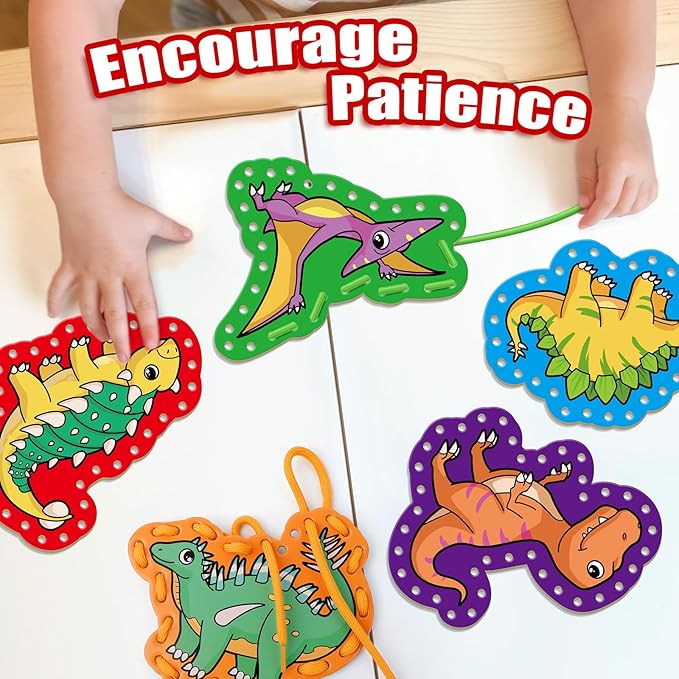 Quilinz Lacing Cards,Sewing Kit for Kids,Fine Motor Toys,Shoe Tying Practice,Classroom Must Haves,Manipulatives for Preschoolers,Homeschool Supplies,Preschool Learning Activities,Toddler Crafts