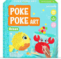 jackinthebox Poke Poke Art – Ocean Theme, Mess-Free Fabric Art and Craft, Flower Pressing Kits, Gift for Kids, Toys for Girls and Boys Ages 4 5 6 7 8