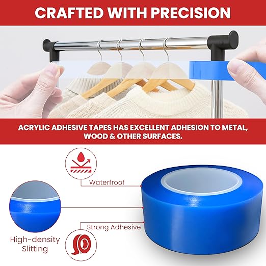 GGR Supplies T.R.U. UHMW High Impact Abrasion Resistant Slippery Tape with Acrylic Adhesive. 36 Yards (3" (75mm)