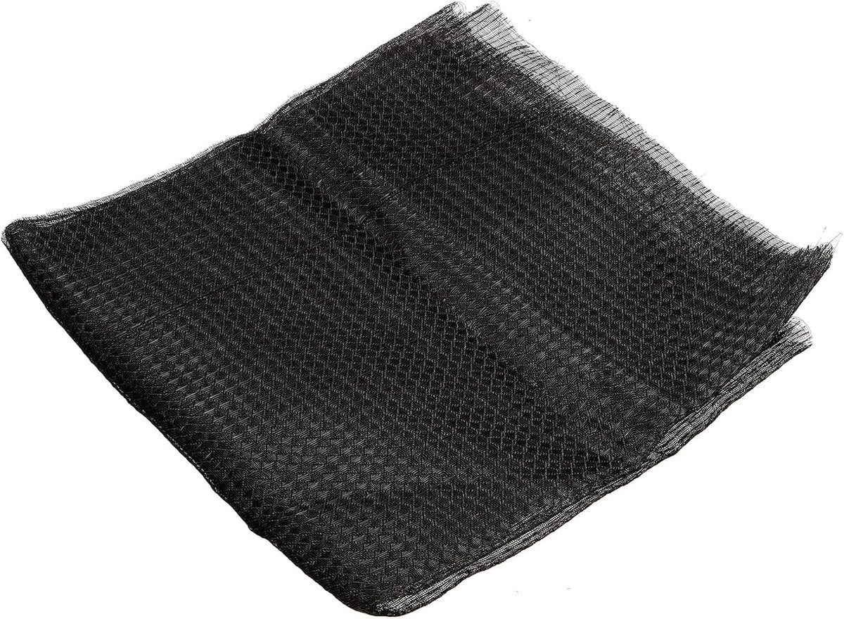 PATIKIL 47.2" x 23.6" Air Conditioner Air Filter Material, Plastic Dustproof Filtering Mesh Screen Replacement for Air Conditioning, Black