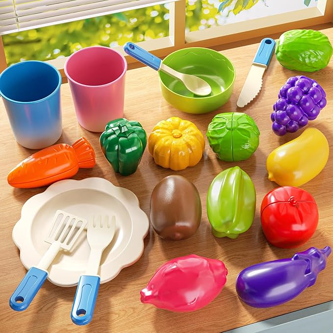 Play Sink with Running Water, Play Kitchen Toys Sink for Kids 3 4 5 6 7 Years Old, Electrical Dishwasher, Color Changing Kitchen Accessories, Dishes Games, Gifts for Toddlers 3-5