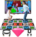TV Dance Mat Games - Wireless Music Electronic Dance Mat Fun Dance Fitness Games for Kids, Christmas and Boys and Girls Birthday Gift Ideas, Silver Gray