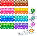 Joycat Ten-Frame Math Learning Tools for Elementary-8 Ten Frames and 20 Task Cards Math Counting Games with for Preschool Kindergarten Classroom Learning Activities Kids Ages 3-5