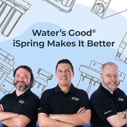 iSpring PMP1000 Water Booster Pump for High Capacity RO Membrane and Commercial Reverse Osmosis System Up to 120 psi, 3/8” Quick Connect Fitting