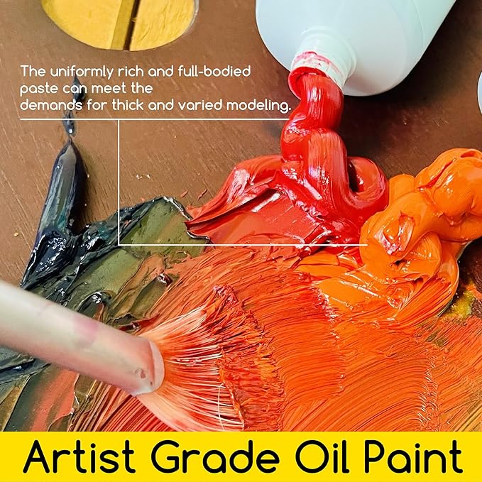 MEEDEN Artist Grade Oil Paint: Cadmium Green Hue - 60ml/2oz Tube - Professional Art Paints for Canvas Painting