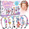KLAPTOR Headband Making Kit for Girls - Arts & Crafts Gift - Make Your Own Fashion Headbands for Kids - DIY Hair Accessories Set - Gift for Ages 5-12 Year Old Girl (Unicorn)
