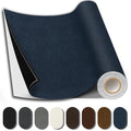 Suede Repair Patch, Large Fabric Repair Tape, Self-Adhesive Patches for Furniture, Couch, Sofa, Car Interior, Shoes, Hand Bag, Clothing (Dark Blue, 3.5X79 Inch)