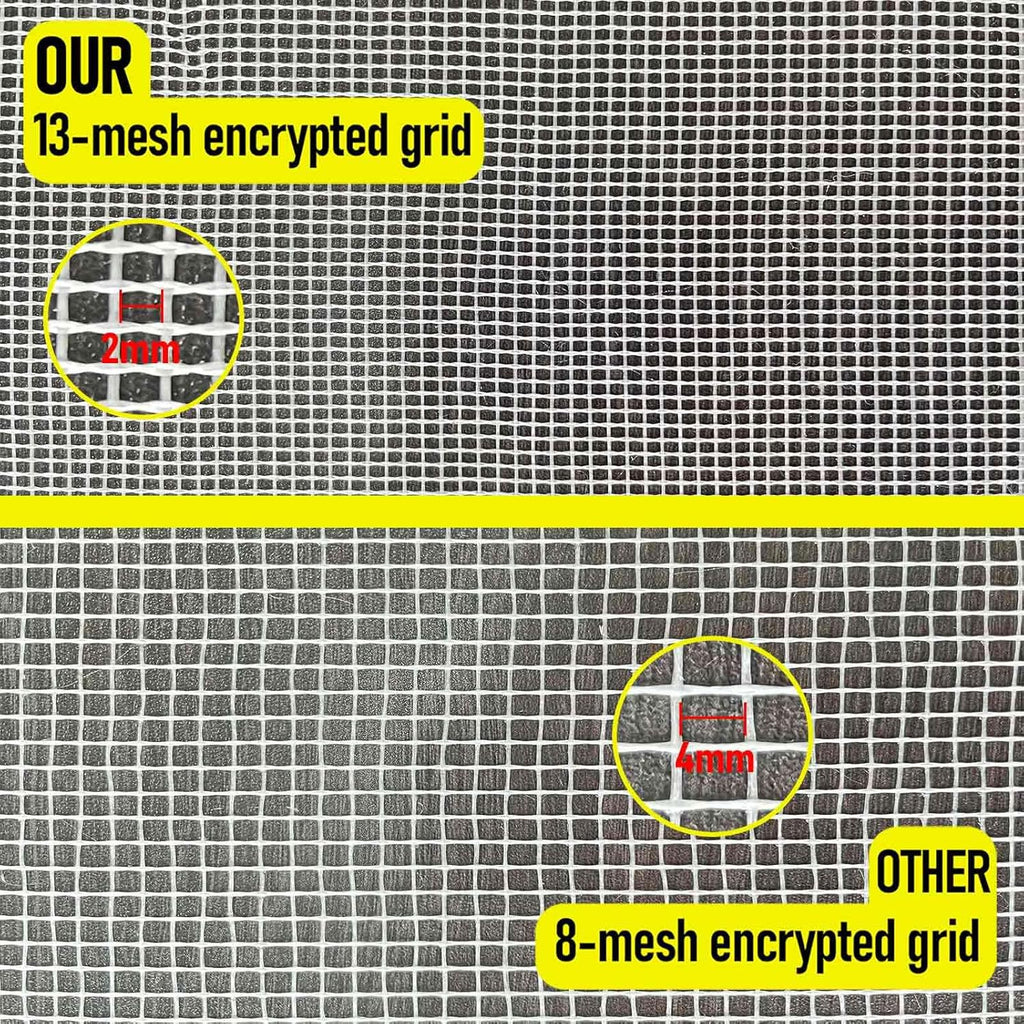 Drywall Joint Tape, 2" x 150 Feet Self-Adhesive Encrypted Fiberglass Drywall Repair Mesh Tape for Wall Cracks and Seam Patch
