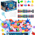 Magic Water Elf Toy Kit - 65ml Aqua Fairy Water Gel Kit for Kids with 20 Magic Gel & 10 Molds, Make Your Own Water Pets & Squishy Toys, Arts and Craft Kits for Kids Ages 8 9 10 Years Old
