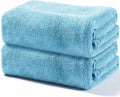 JOYMOOP Microfiber Towels for Cars, 2 Pack 63" x 29.5" Car Drying Towel, Blue Reusable Car Towel, Quick Drying Car Microfiber Cleaning Cloth for RVs, SUVs, Trucks