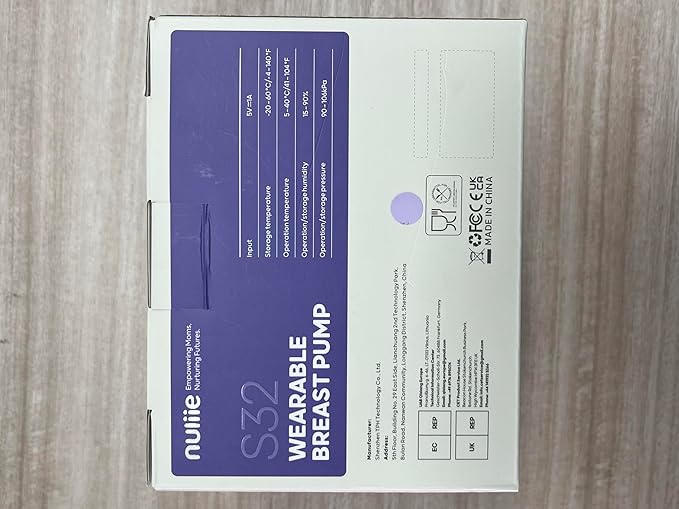 Nuliie Hands-Free Breast Pump, Wearable Breastfeeding Pump 4 Modes 9 Levels with 18/21/24MM Flange, Electric Breast Pump Portable, Replaced Pumping Accessories Included (2 Packs, Purple)