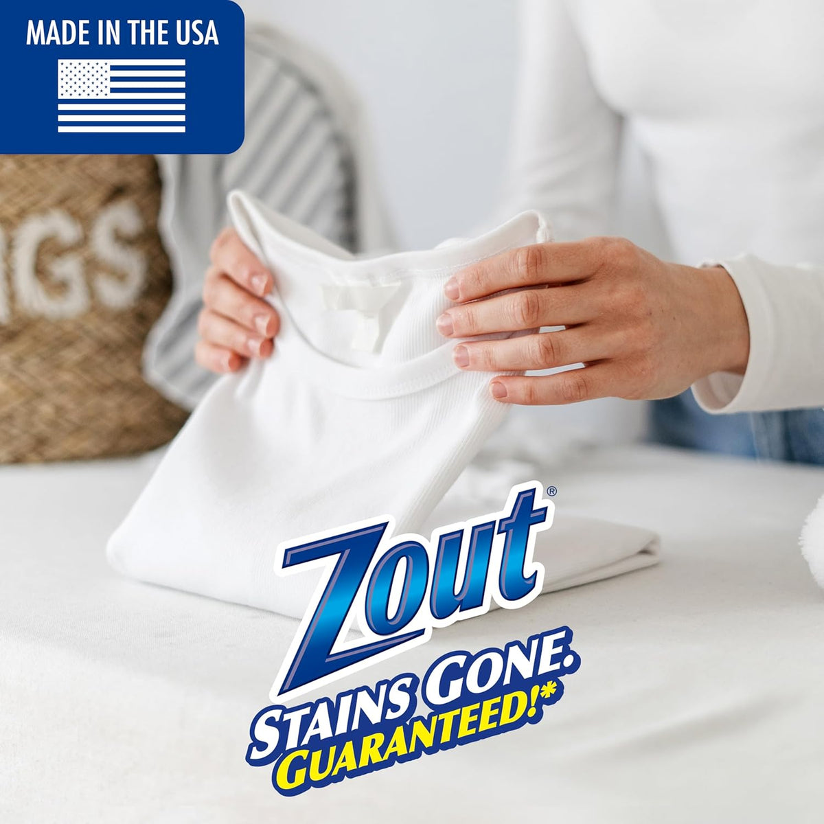 Zout Laundry Stain Remover Spray, Triple Enzyme Formula Removes the Toughest Stains, Made in the USA, 22 Ounce Bottles, 2-Pack