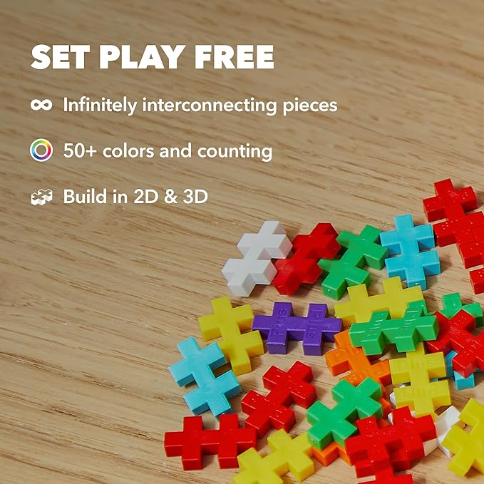 PLUS PLUS – Set of 3 Mystery Makers – Pets, Bundle 2 – Construction Building STEM | STEAM Toy, Interlocking Mini Puzzle Blocks for Kids