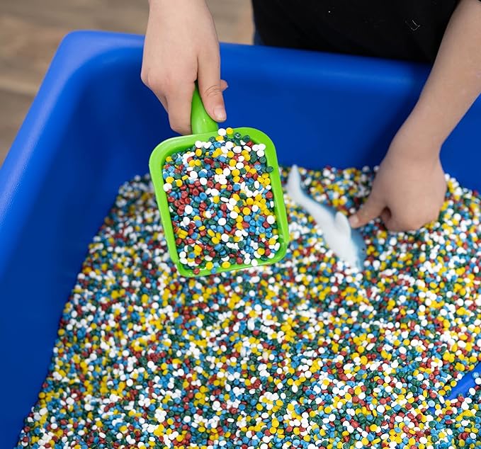 Children's Factory, 1136-24, Neptune Sensory Table, Kids Sand and Water Learning Activity Table for Classroom or Playroom, 24-Inch-High, Blue