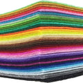 flic-flac 42pcs 8 x 12 inches (20cm*30cm) 42 Colors for Choice A4 Felt Fabric Sheet Assorted Color Felt Pack DIY Craft Patchwork