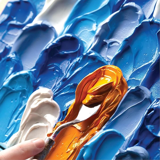 FolkArt Super Thick Acrylic Paint with a Textured Finish, Deep Blue, 4 oz