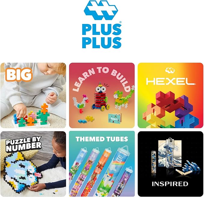 PLUS PLUS Building Block Set, 70 Mini Interlocking Pieces, Fun Spring Holiday Activities for Kids, STEM Toy - Leprechaun