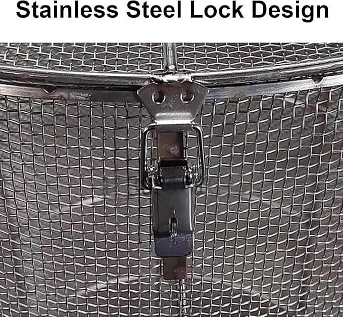Stainless Steel Pump Filter Cover Water Pump Protective Cover Sump Pump Anti-Clogging Outdoor 1mm Mesh Pump Cover Barrier Durable And Strong For Septic Tanks Farm Irr(Size:40x80cm/15.7"x31.4",Color:A)