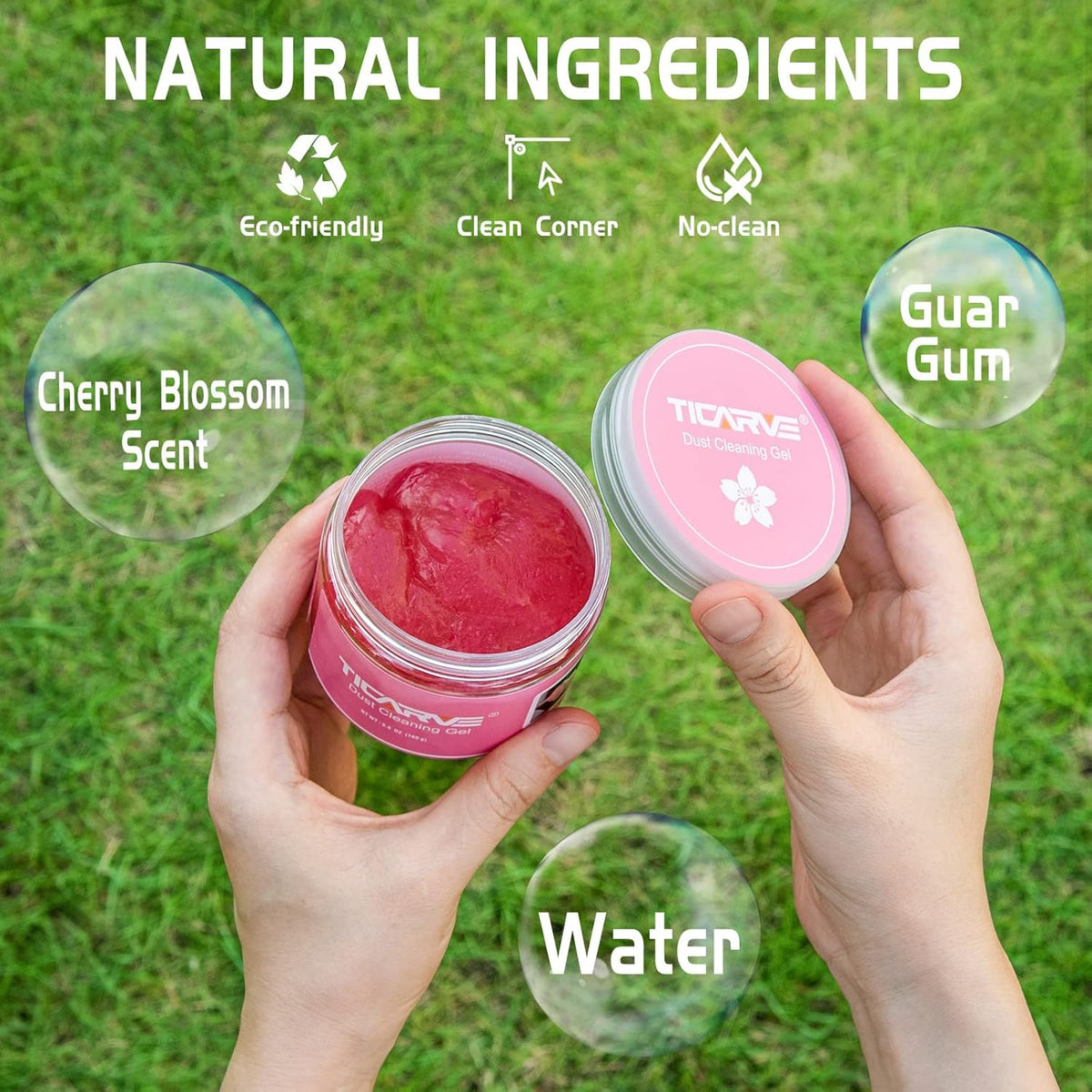 TICARVE 2Pack Cleaning Gel Car Putty Car Clean Putty Gel Auto Tools Car Interior Cleaner Car Cleaner Car Cleaning Slime Car Assecories Keyboard Cleaner Rose (320g/11.2oz)