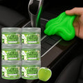 Slime Buddies Car Cleaning Gel Putty - 6 Pack Apple Scented Interior Detailing Tool for Cup Holder, Air Vent & Keyboard - Reusable Auto Detailing Accessories - Dust Remover Goop - Gifts for Men Women