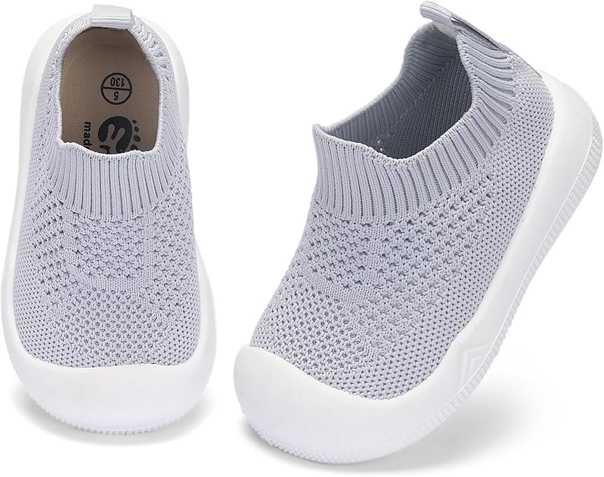 Engtoy Baby Shoes & Socks - Non-Slip Breathable Slippers with Soft Rubber Sole - Baby Boys & Girls Slip On Sneakers