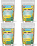 Premium Rice Hulls by Gardenera - Create Healthy and Resilient Plants Through Enhanced Aeration and Drainage - 20 QUARTS