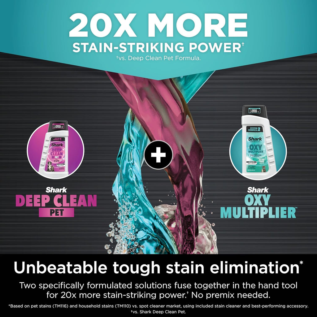 Shark StainStriker HairPro Portable Carpet, Upholstery & Area Rug Cleaner with Pet Mess & Hair Tools, Self-Cleaning, Perfect for Pets & Car Interiors, 4 Cleaning Tools & Pet Solution, Copper, PX251