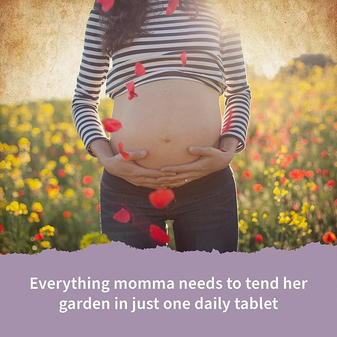 Garden of Life Organics Prenatal Vitamins - 30 Tablets, Prenatal Once Daily Whole Food Vitamins for Women with Folate not Folic Acid, Vitamin D3, Iron, Vegan One a Day Prenatal Multivitamin