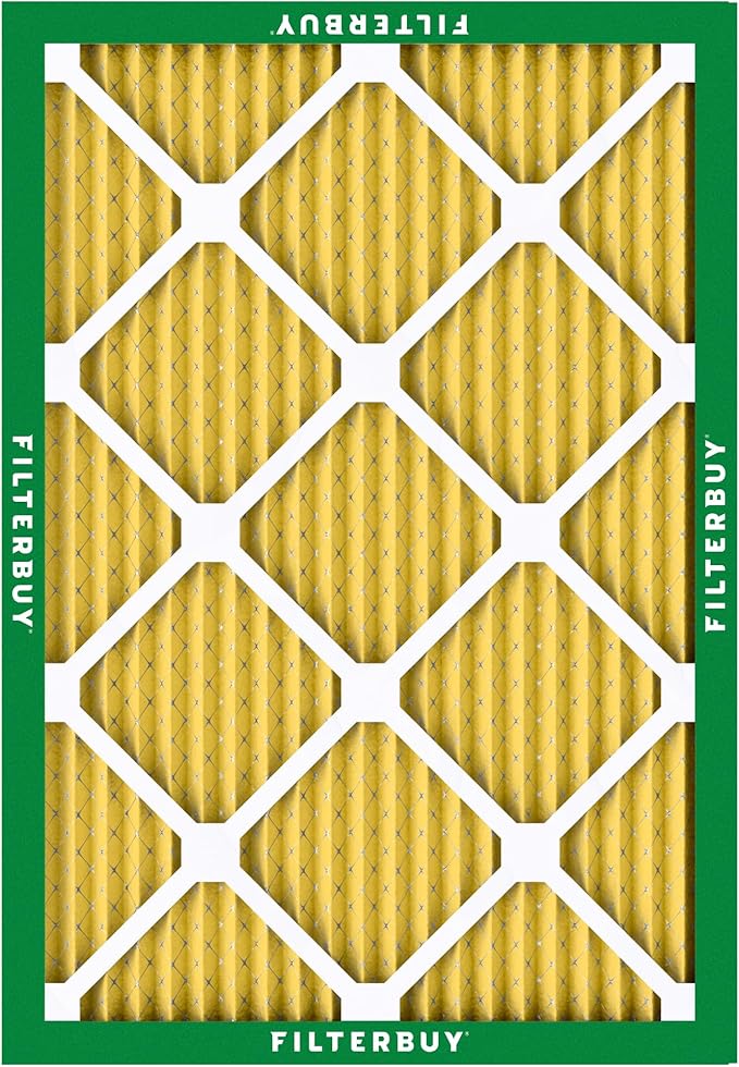 Filterbuy 21x23x1 Air Filter MERV 11 Superior Pet & Allergy Defense (1-Pack), Electrostatic Pleated HVAC AC Furnace Filters Replacement, Made in USA (Actual Size: 20.50 x 22.50 x 0.75)