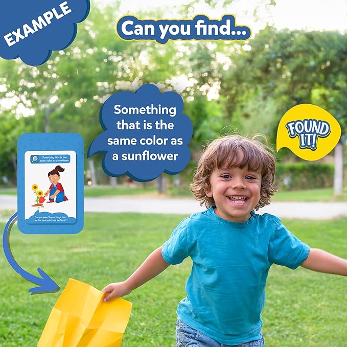 Skillmatics Outdoor Scavenger Hunt Card Game - Found It, Learning Toys, Educational, Gifts for Kids, Boys, Girls and Families, for Ages 4, 5, 6, 7, Perfect for Home, School, Playdates