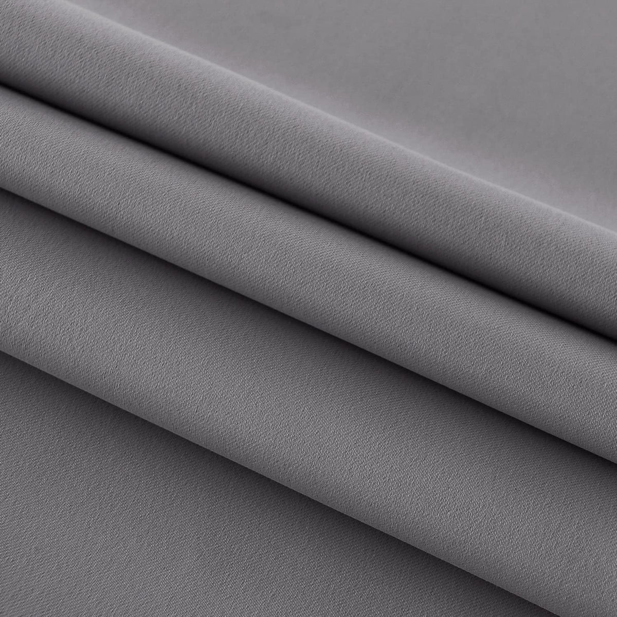 DWCN French Door Curtains – Rod Pocket Thermal Blackout Curtain for Doors with Glass Window, Kitchen and Patio Doors for Privacy, 25 X 40 Inches Long, 1 Curtain Panel with Tieback, Grey