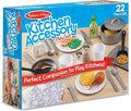Melissa & Doug 22-Piece Play Kitchen Accessories Set - Utensils, Pot, Pans, and More Melissa & Doug 22-Piece Play Kitchen Accessories Set - Utensils, Pot, Pans, and More