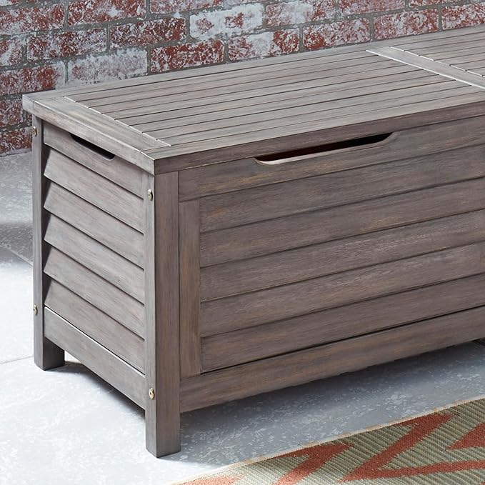 Homestyles 5664-25 Maho Deck Box, Grey