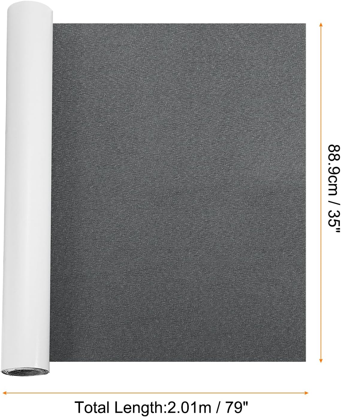 Repair Patches Repair Tape Self-Adhesive DIY Repair Patch Linen Gear Patch for Sofa, Furniture, Chair, Clothing,Tents,35x79 Inch,Deep Grey