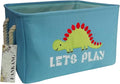 FANKANG Rectangular Laundry Basket Nursery Storage Fabric Storage Bin Storage Hamper,Gift Baskets (Single Dinosaur)