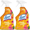 Lysol All-Purpose Cleaner, Sanitizing and Disinfecting Spray, To Clean and Deodorize, Mango & Hibiscus Scent, 32oz (Pack of 2)