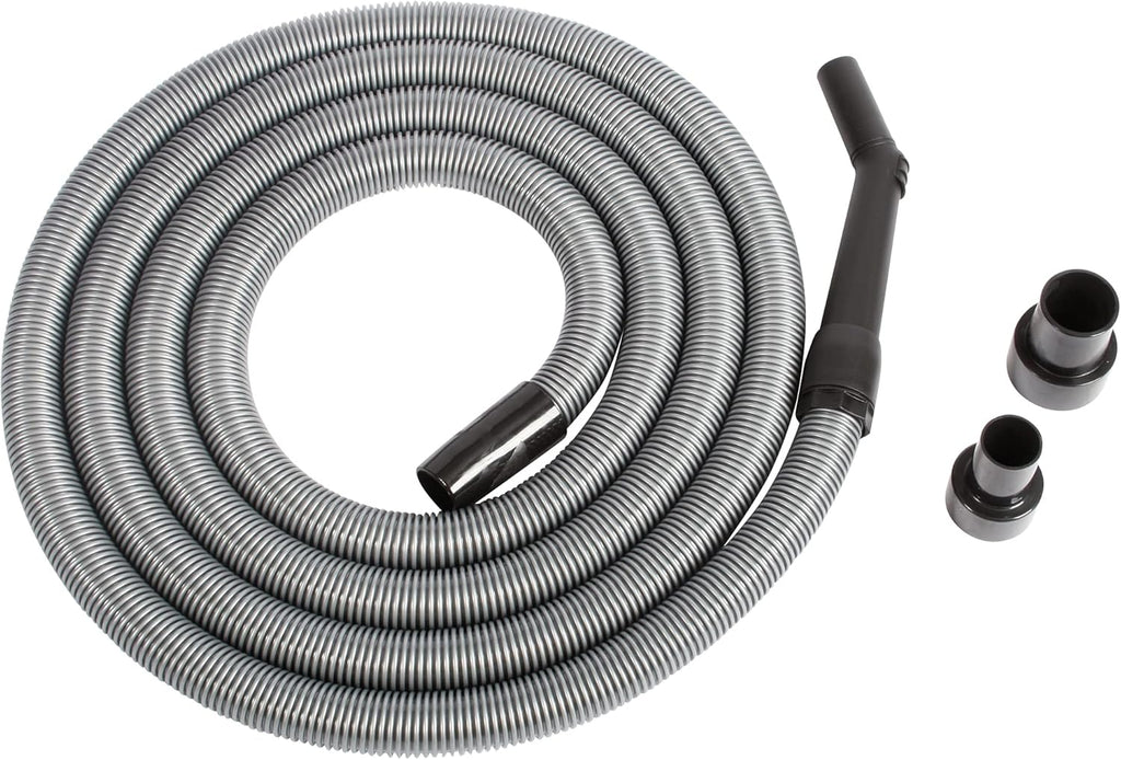 16 Ft. Premium Shop Vacuum Extension Hose with 2 tank adapters and 1.25" curved end