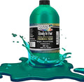 Pouring Masters Magic Aqua/Violet Iridescent Special Effectsr Acrylic Pouring Paint - Premium 32-Ounce Pre-Mixed Fluid Acrylic Paint - Fluid Art Supplies for Canvas, Wood, Paper, Tile & Rocks