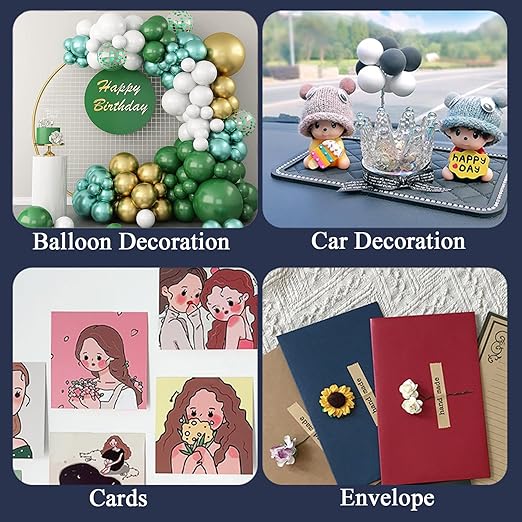 Adhesive Stick dots Two-Sided Sided Mounting Putty Stick Tack for Wall Hanging Crafts Balloons Festival Party Decorations,Clean Removable(0.39"*0.39"-600)