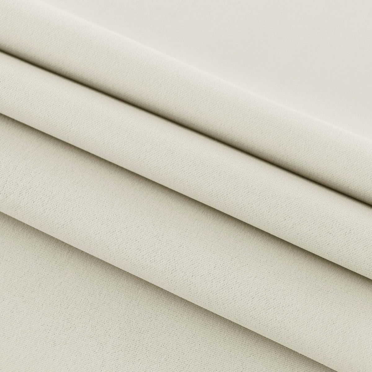 DWCN French Door Curtains – Rod Pocket Thermal Blackout Curtain for Doors with Glass Window, Kitchen and Patio Doors for Privacy, 36 X 72 Inches Long, 1 Curtain Panel with Tieback,Light Beige