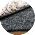 BAGAIL Felt and Natural Rubber Backing Rug Pads 1/8” Thick, Round 8 Feet Non Slip Rug Gripper Keep Rugs in Place, Under Area Rug Protective Cushioned Pads, Carpet Runners, Hardwood Floors Protection