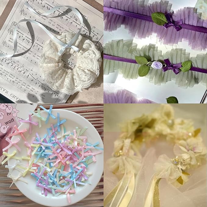 Torrid Satin Ribbon 1/8" X 50 Yards Solid Color Double Faced Ribbons Perfect for Crafts Wedding Decor Bow Making Arts Sewing and More