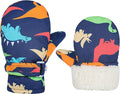 Toddler Gloves Kids Mittens Winter Warm Lined Fleece Gloves Waterproof Snow Baby Mitten for Boys Girls