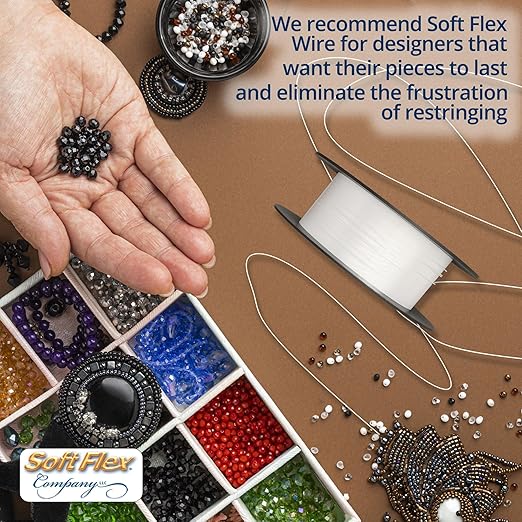 Soft Flex 21 Strand Beading Wire - Fine 0.14 Diameter - 30 Feet Design Wire