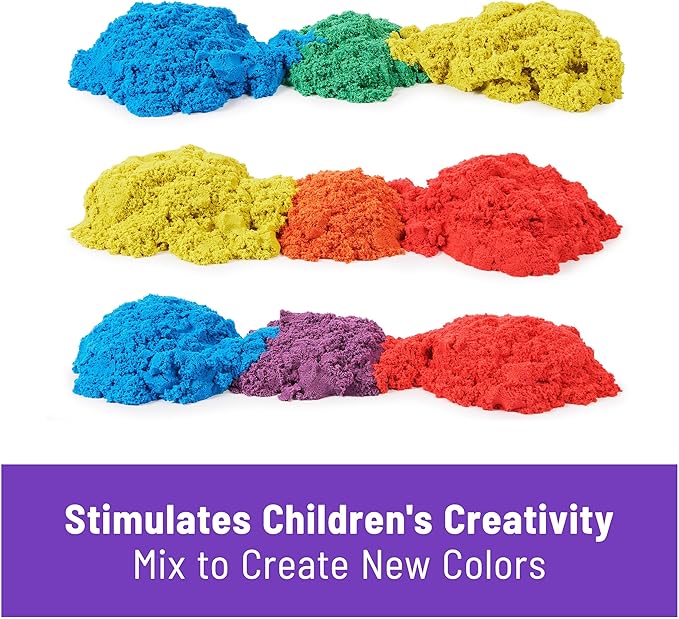 Kinetic Sand, 20-Pack Eggs with 3.3lbs Red, Yellow & Blue Play Sand for Egg Hunts, Party Favors & Goodie Bags, Sensory Toys for Kids Ages 3 and up