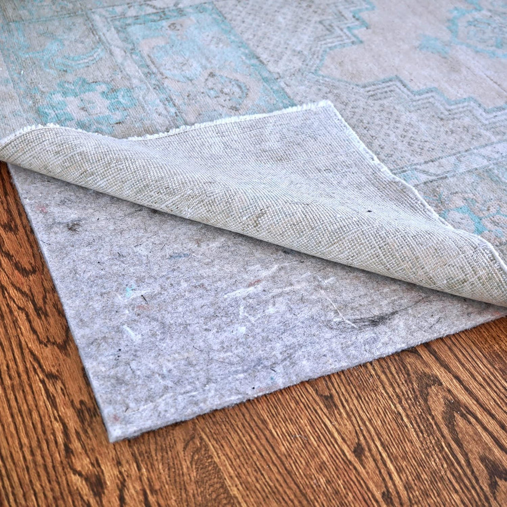 RUGPADUSA - Dual Surface - 7'10" x 10' - 1/8" Thick - Felt + Rubber - Non-Slip Backing Rug Pad - Adds Low-Profile Comfort and Protection