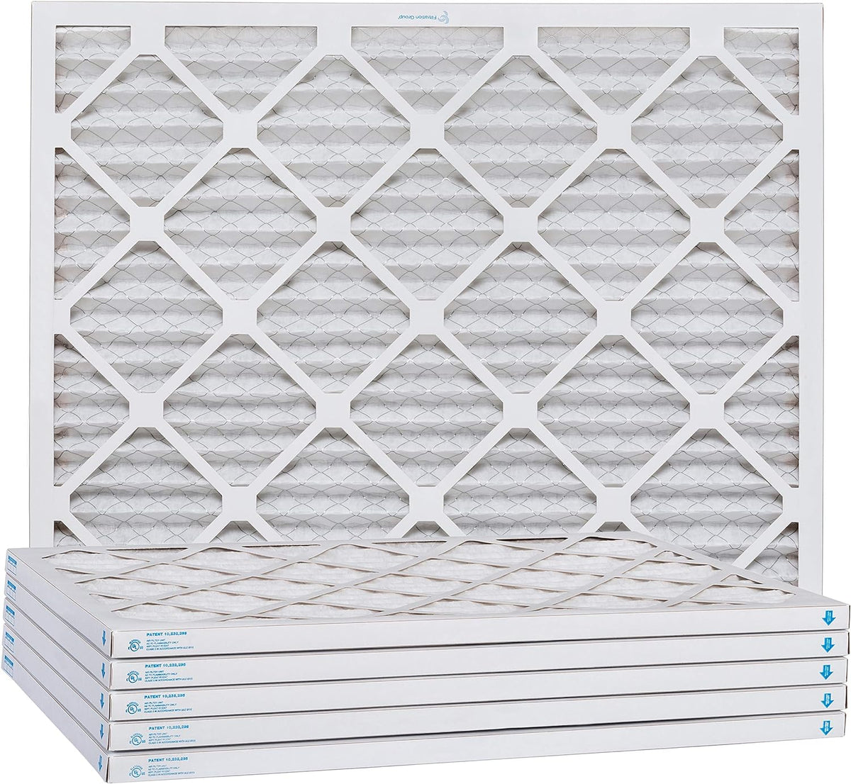 Aerostar 8x14x1 MERV 13, Pleated Air Filter, 8x14x1, Box of 6, Made in the USA